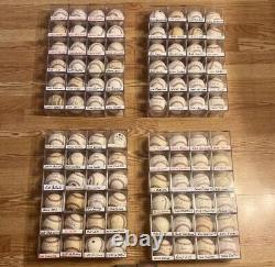 Huge Lot 100 Signed Official Baseballs Rawlings MLB Hall Of Fame World Series