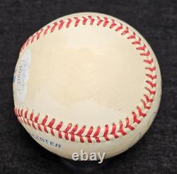 JOE DIMAGGIO Signed Official Baseball-HALL OF FAME-NEW YORK YANKEES-JSA