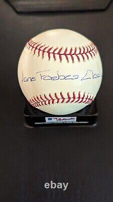 Jane Forbes Clark Autograph MLB Hall of Fame Bud Selig Baseball