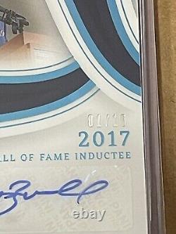Jeff Bagwell 2023 Immaculate Baseball Hall of Fame Induction Signature 1/10 Auto