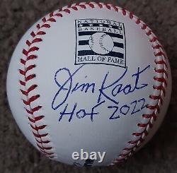 Jim Kaat Signed Auto Hall Of Fame Baseball HOF 2022 JSA Authentic