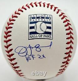 Jim Leyland Signed Hall of Fame Logo Baseball HOF 2024 Insc PSA/DNA COA Tigers