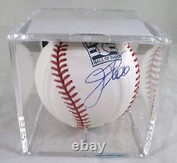 Jim Thome / Autographed Hall of Fame OML Baseball in Cube Holder / JSA COA