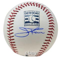 Jim Thome Cleveland Indians Signed National Baseball Hall Of Fame Baseball BAS