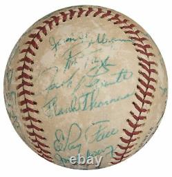 Joe Dimaggio Willie Mays Stan Musial Hall Of Fame Signed 1970's Baseball PSA DNA