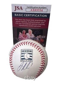 Joe Mauer Minnesota Twins Signed Hall of Fame Baseball JSA COA