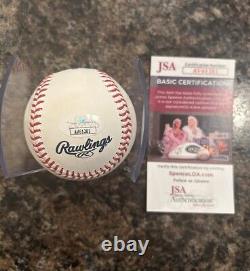 Joe Mauer Signed Autographed Hall Of Fame Baseball Minnesota Twins JSA COA