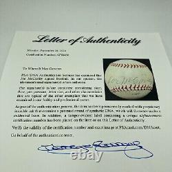 Joe McCarthy Single Signed Cooperstown Hall Of Fame Baseball PSA DNA COA