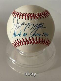 Joe Morgan Hall Of Fame 1990 Autographed Signed Onl Baseball Jsa Certified