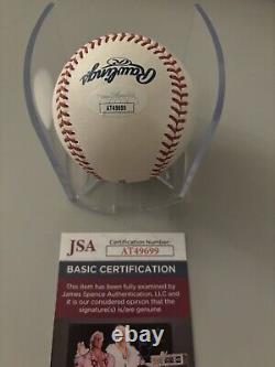 Joe Torre New York Yankees Signed Hall of Fame MLB Baseball JSA COA