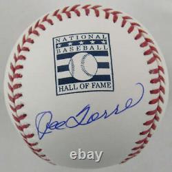 Joe Torre Signed Hall Of Fame Baseball Beckett Hologram