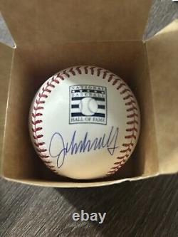 John Smoltz Autographed Hall Of Fame Official MLB Baseball JSA COA