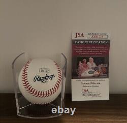 Johnny Bench Signed Autographed Hall of Fame Baseball HOF 89 Reds JSA COA