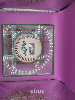 Johnny Bench Signed Autographed Official Hall of Fame Logo ML Baseball TRISTAR