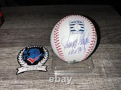 Johnny Bench Signed Rawlings Official Hall Of Fame Baseball HOF 1989 Beckett #2