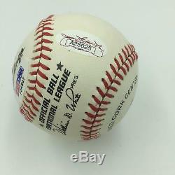 Johnny Mize Hall Of Fame 1981 Signed Inscribed Baseball PSA DNA & JSA Stickers