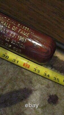 July 23, 1951 Baseball Hall of Fame Induction Bat Jimmie Foxx Melvin Ott