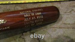 July 27, 2003 Baseball Hall of Fame Bat Gary Carter Eddie Murray