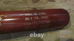 July 29, 2007 Baseball Hall of Fame Bat Tony Gwynn Cal Ripken Jr