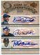 KIRBY PUCKETT Paul Molitor Rod Carew 2005 UD Hall of Fame /20 Triple Auto Signed