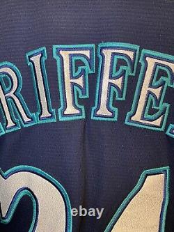 Ken Griffey Jr Seattle Mariners Cooperstown Hall of Fame Induction Jersey XL