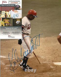 Kirby Puckett Signed 8x10-JSA COA-Baseball Twins-Original Photo-Hall Fame D-2006
