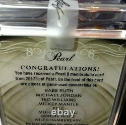 LEAF PEARL 8 HALL OF FAME HISTORY Only 1 of 2 cards