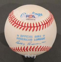 LEFTY GOMEZ Signed Official MLB Baseball-HALL OF FAME-NEW YORK YANKEES-PSA