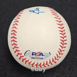 LEO DUROCHER Signed Baseball-HALL OF FAME-DODGERS-CUBS-PSA Authenticated