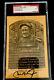 LOU GEHRIG, 1953-1955 Hall of Fame plaque postcard Autographed By CAL RIPKIN
