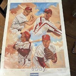 Living Legends Philadelphia Phillies in baseball Hall of Fame prism poster