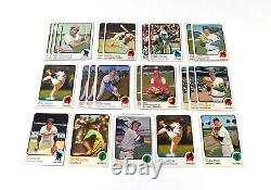 Lot of (40) Assorted 1973 Topps Baseball Hall of Fame Cards