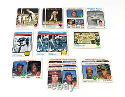 Lot of (40) Assorted 1973 Topps Baseball Hall of Fame Cards