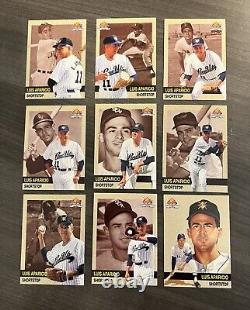 Luis Aparicio (Hall of Fame) baseball cards. Set for 10 cards