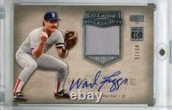 MLB 2005 Wade Boggs Upper Deck Hall of Fame Seasons Auto Material Silver 09/15