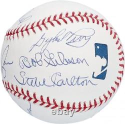 MLB Hall of Fame Pitchers Signed Baseball with 9 Signatures LE 10 of 50 JSA