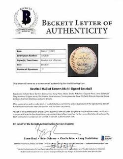 MLB Hall of Fame Signed HOF ROMLB Baseball Beckett PSA COA Proof 17+ Autograph