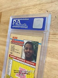 Manny Ramirez ROOKIE PSA 8 Bowman #532 Collector Card Man Cave 1992 Hall Fame