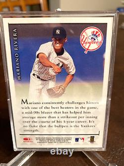 Mariano Rivera 1998 Donruss Signature Setoes Autograph Card Hall of Fame Yankees
