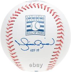 Mariano Rivera NY Yankees Signed Hall of Fame Logo Baseball & HOF 2019 Insc