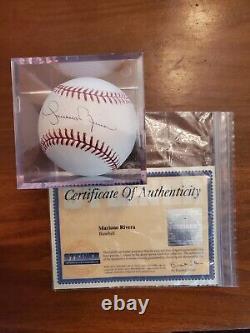 Mariano Rivera Signed Hall Of Fame Official Major League Baseball COA Rawlings