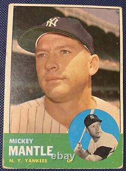 Mickey Mantle 1963 Topps #200 New York Yankees Good Hall Of Fame