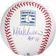 Mike Mussina New York Yankees Signed Hall of Fame Logo Baseball & HOF 19 Insc