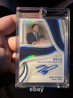 Mike Piazza 2023 Immaculate Collection Hall Of Fame Inductee Auto 10/10