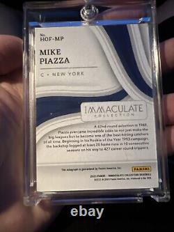 Mike Piazza 2023 Immaculate Collection Hall Of Fame Inductee Auto 10/10