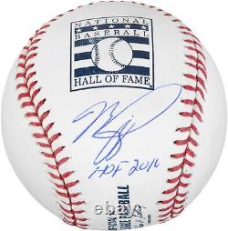 Mike Piazza NY Mets Signed Hall of Fame Logo Baseball with HOF 16 Insc