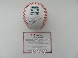 Mike Piazza New York Mets Autographed Hall of Fame Logo Baseball COA Fanatics