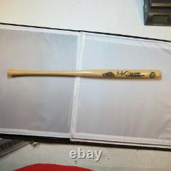 NEW GREG MADDUX SIGNED 2014 HALL OF FAME COOPERSTOWN MINI MLB BASEBALL BAT Cubs
