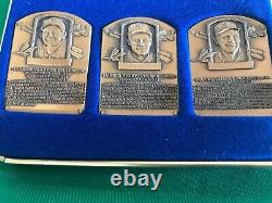 National Baseball Hall Of Fame Gallery Collection First Series Bronze Plaques