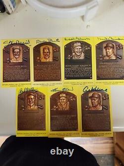 National Baseball Hall Of Fame & Museum Post Cards Autographed